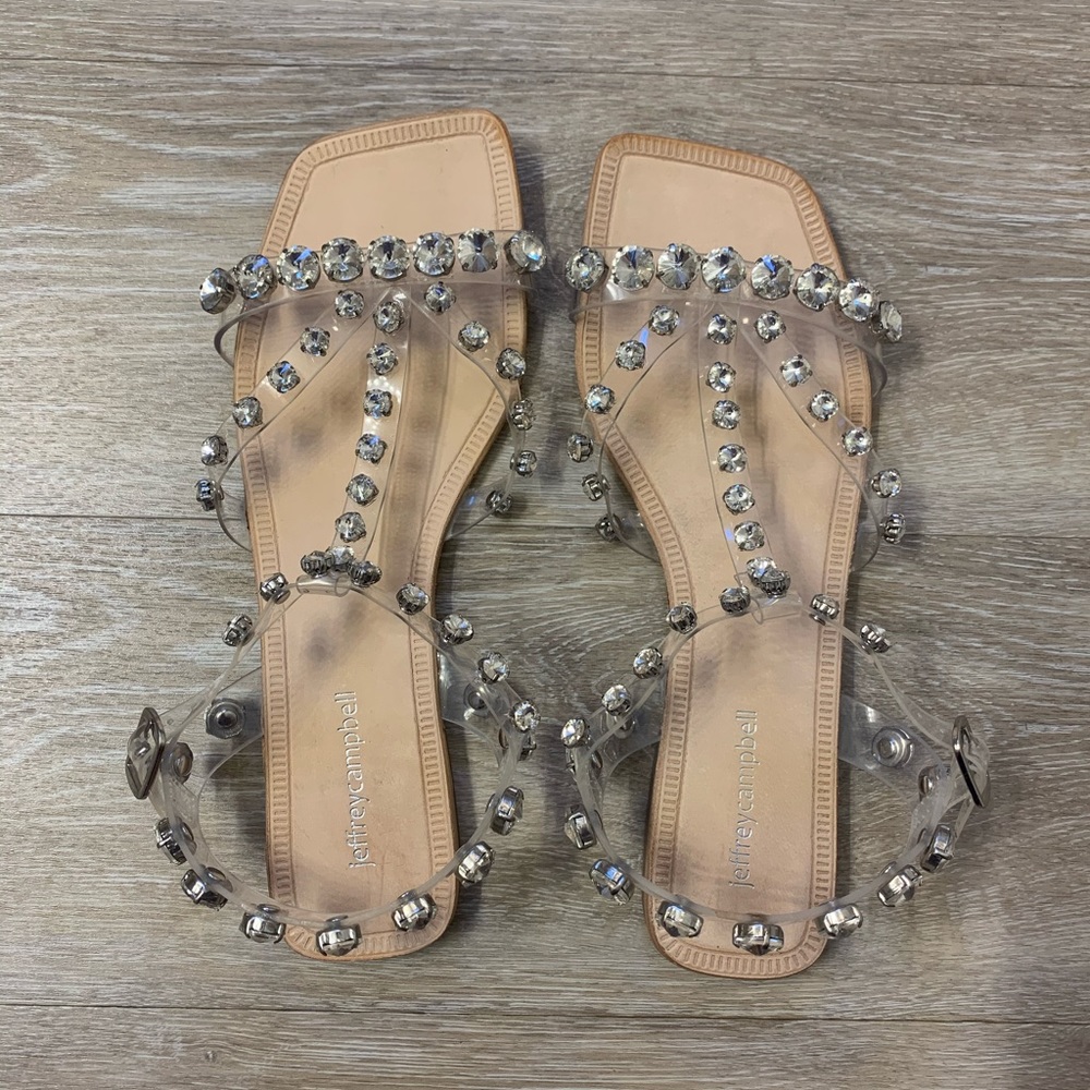 Jeffrey Campbell Amaryl Crystal Sandals